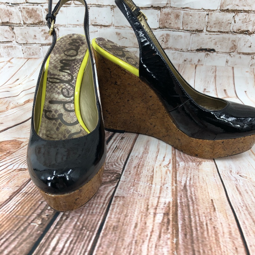 Sam Edelman Mallory Wedge platform heels size 7.5M